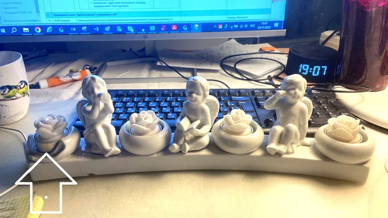 подсвечник со сколом