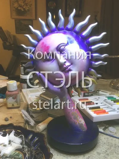 керамическая скульптура после восстановления
